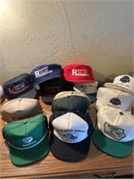 Vintage local caps, Rippey, Perry, Woodward,