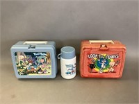 Tiny Toons and Looney Tunes Plastic Lunch Boxes