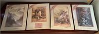 Lot of 4 Lee Roberson Signed Artwork