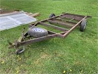 TRAILER FRAME WITH PAPERS