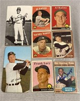 8 Vintage Baseball Cards