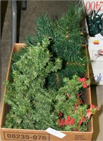 4 SMALL ARTIFICIAL CHRISTMAS TREES