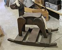 Wood Rocking Horse