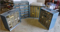 Lot of Hardware Organizers w/ Contents - B