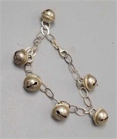 Bracelet - Bells Clasp Marked .925