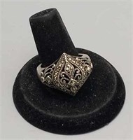 Ring - .925 Black Rhinestone Size 8