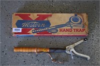 Vintage Western Hand Trap In Box