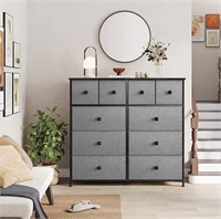 10 Drawer Steel Frame Bedroom Storage Organizer