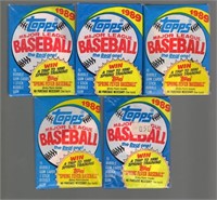 5 Count - 1989 Topps Series 1 Baseball Retail