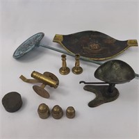 Lot of brass items and miniatures