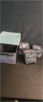 5 fabric storage containers