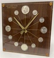 United States Silver Coinage Clock