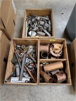 Various Copper and Metal Piping Parts