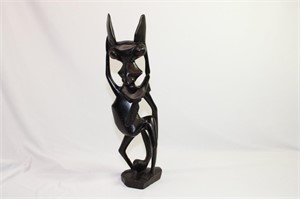 African Carved Wooden Creature