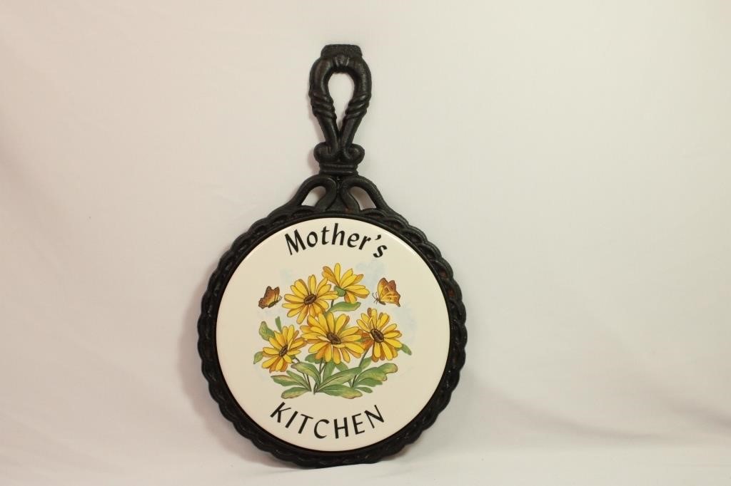 Vintage "Mother's Kitchen" Trivet
