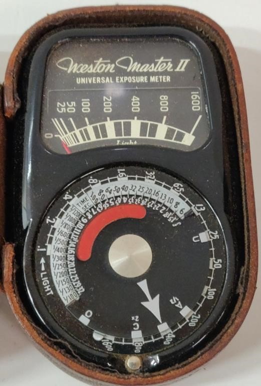 Weston Model 735 Exposure Meter w/ Accessories