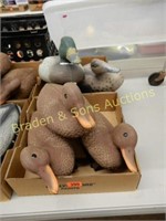 GROUP OF 2 BOXES OF DUCK DECOYS