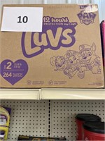 Luvs size 2 diapers 264 ct