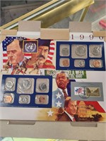 1990 U.S. uncirculated Mint sets- 2 mints