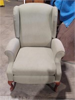 Mint Upholstered Fabric Wingback Chair