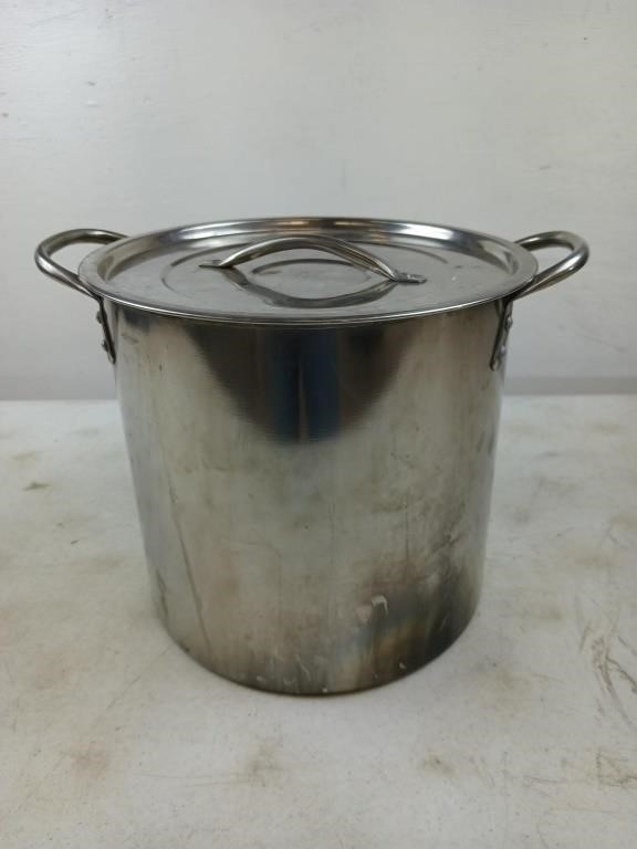 8 qt stainless stock pot with lid
