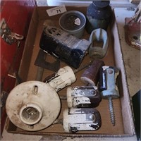 Vintage Insulators, Light Socket, Oil Can & more