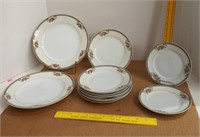 Noritake Grasmere Plates 2, Salad Plates 6 & 2