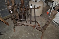 Andirons & Fireplace grate