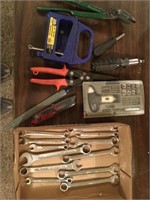 Snips, Wrenches, Box Cutter, Needle Nose Plier