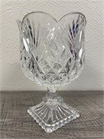 7" GODINGER Crystal Pineapple Footed Dish