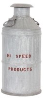 Hi Speed Galvanized 10 Gallon Bulk Oil Can