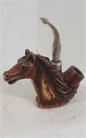 Italian Equestrian Resin Horse Head Pipe Rest