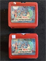 (2) THERMOS THE REAL GHOSTBUSTERS PLASTIC