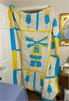 HELLO DOLLY QUILT TOP- UNFINISHED QUILT