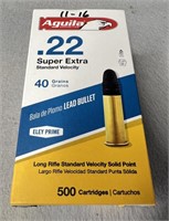 (500) Rnds. 22LR, Águila Super Extra