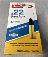 (500) Rnds. 22LR, Águila Super Extra