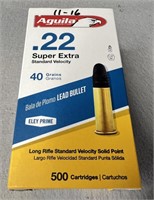 (500) Rnds 22LR, Águila Super Extra