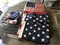 American flags