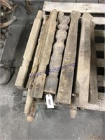 PILE OF WOOD TABLE LEGS