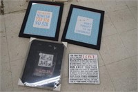 Framed Quote Hangings
