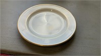 50- 7" Salad Plates With Gold Trim