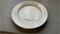 50- 7" Salad Plates With Gold Trim