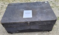 WOODEN HOME MADE TOOL BOX FOR TRUCK BED  [OUT FRON