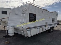 '01 Curtis Deluxe 30 Toy Hauler Travel Trailer