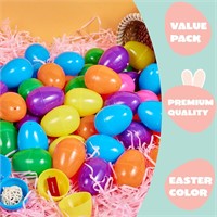 600 PCS 2.3 Plastic Easter Eggs, Empty Easter Eggs