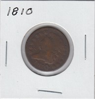 US Coins Half Cent 1810