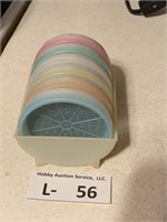 Vintage Tupperware Coaster Set