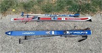 2 Sets Snow Skis, Challenger Rossignal & Hagan