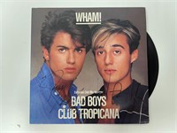 Autograph COA Wham! Vinyl