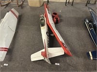 Navy Fighter RC Airplane With 2 Engine Cowls